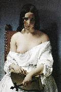 Francesco Hayez La Meditazione oil on canvas